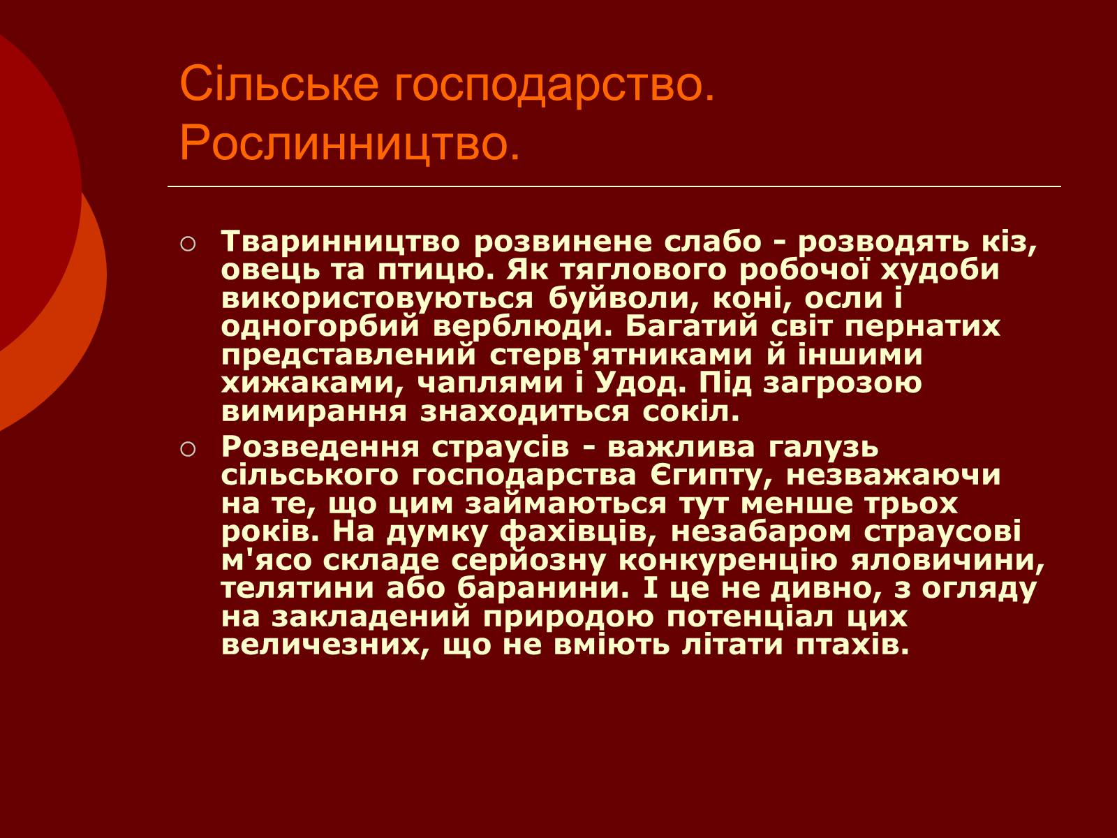 Презентація на тему «Арабська Республіка Єгипет» - Слайд #7