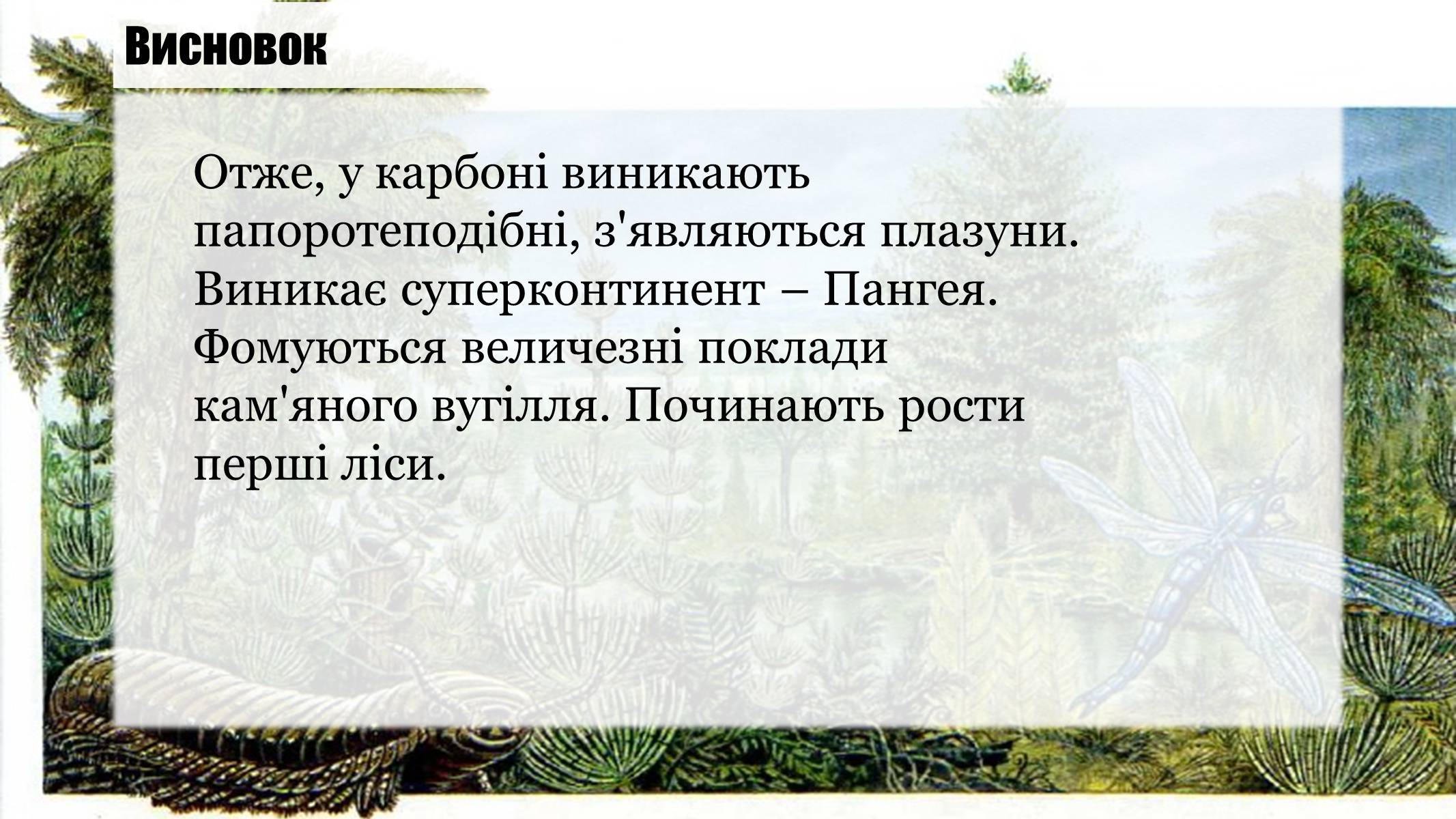 Презентація на тему «Кам&#8217;яновугільний період» - Слайд #9