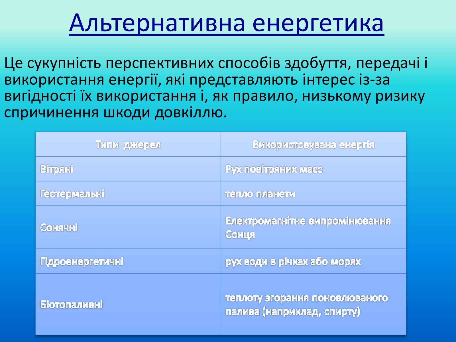 Презентація на тему «Характеристика основних галузей промисловості. Енергетика» - Слайд #11