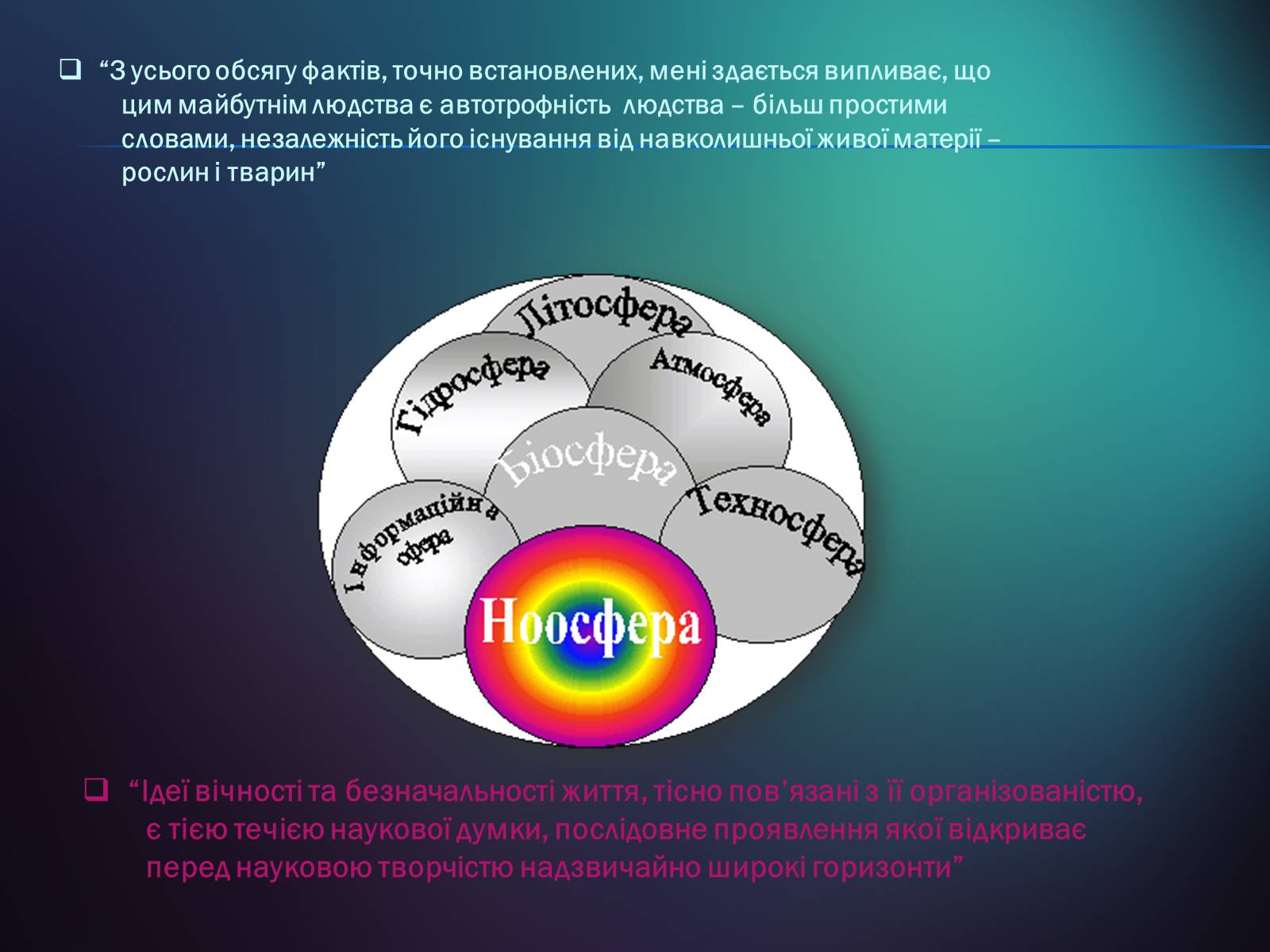 Презентація на тему «Володимир Іванович Вернадський» (варіант 5) - Слайд #24