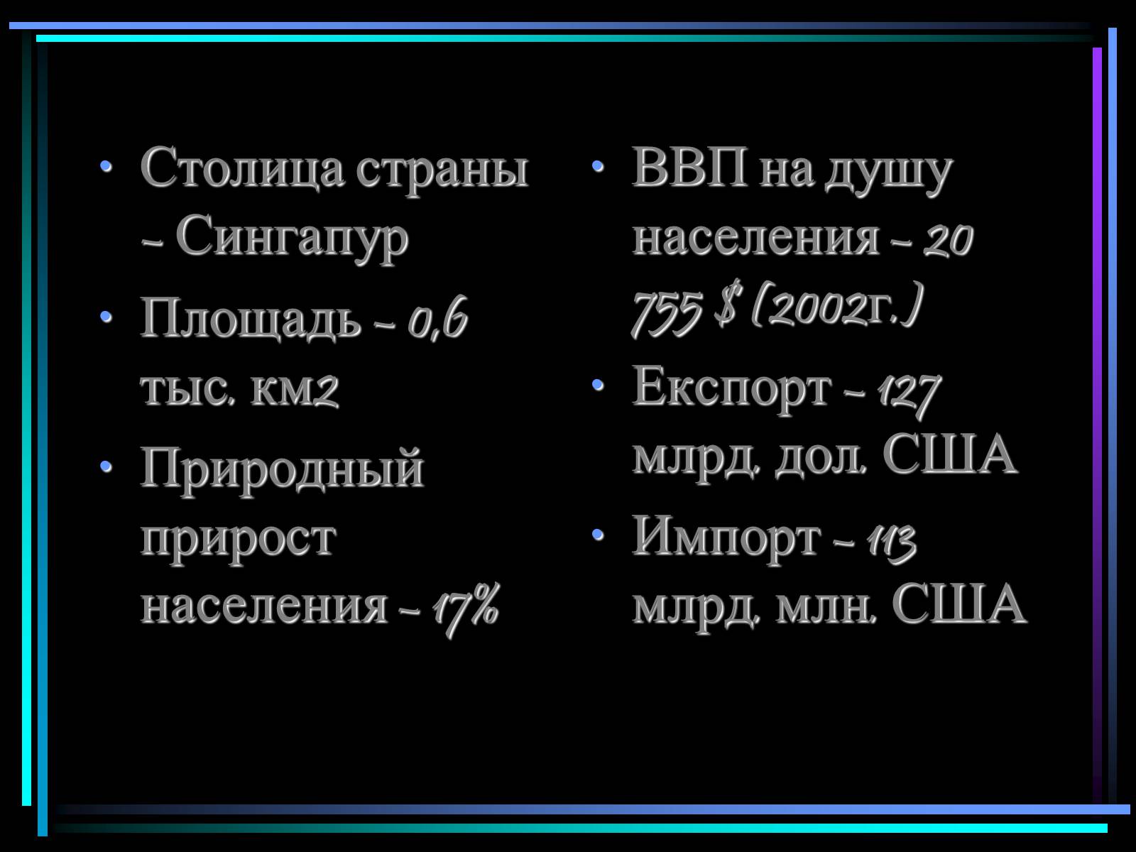 Презентація на тему «Сингапур» (варіант 2) - Слайд #2