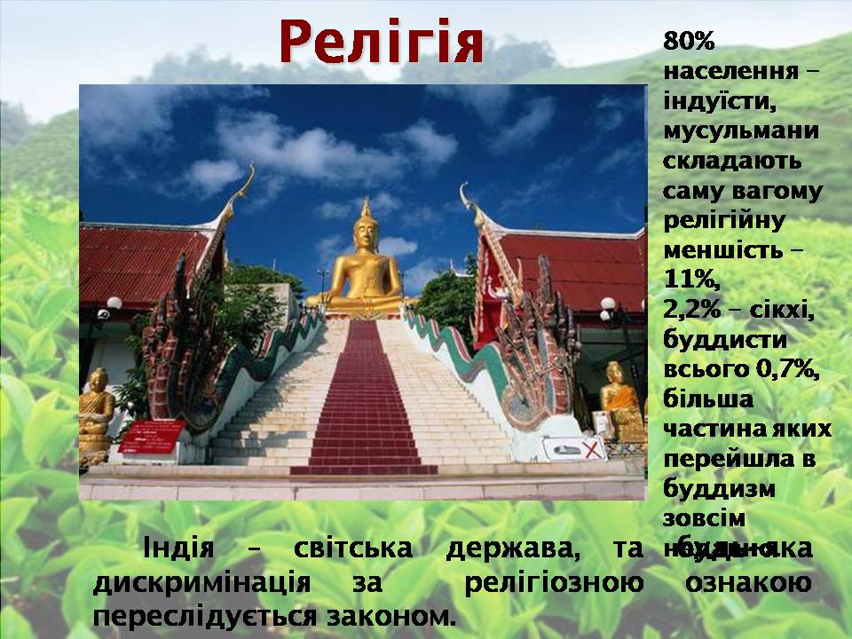 Презентація на тему «Індія» (варіант 25) - Слайд #13