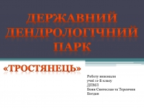 Презентація на тему «Тростянець»