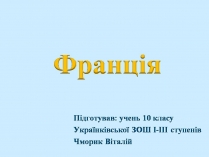 Презентація на тему «Франція» (варіант 49)