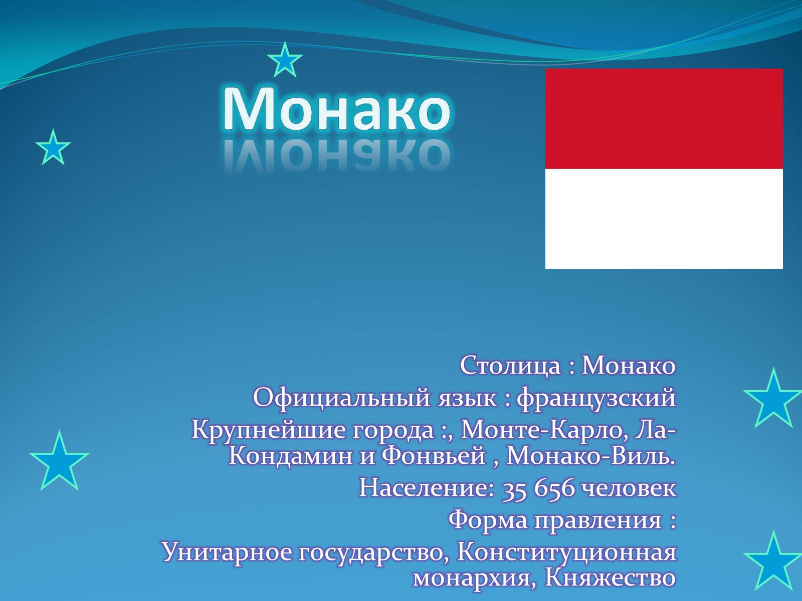 Презентація на тему «Монако» (варіант 1) - Слайд #1