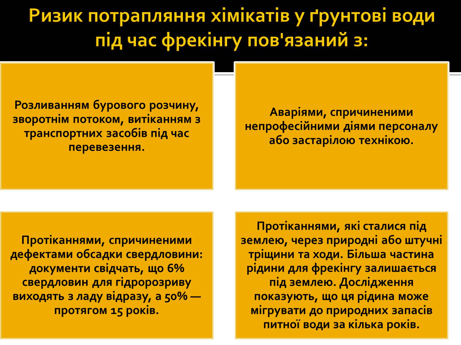 Презентація на тему «Охорона навколишнього середовища під час видобутку сланцевих газів» - Слайд #6