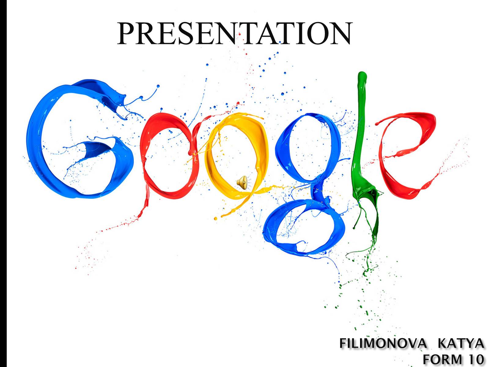 Презентація на тему «Google» - Слайд #1