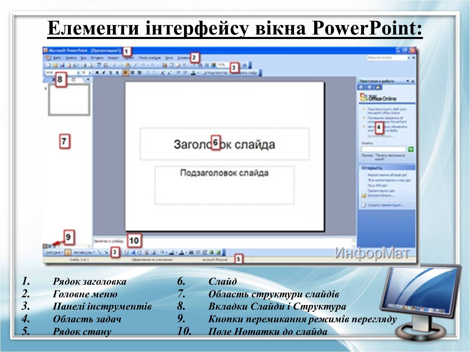 Презентація на тему «Режими роботи в Power Point» - Слайд #5