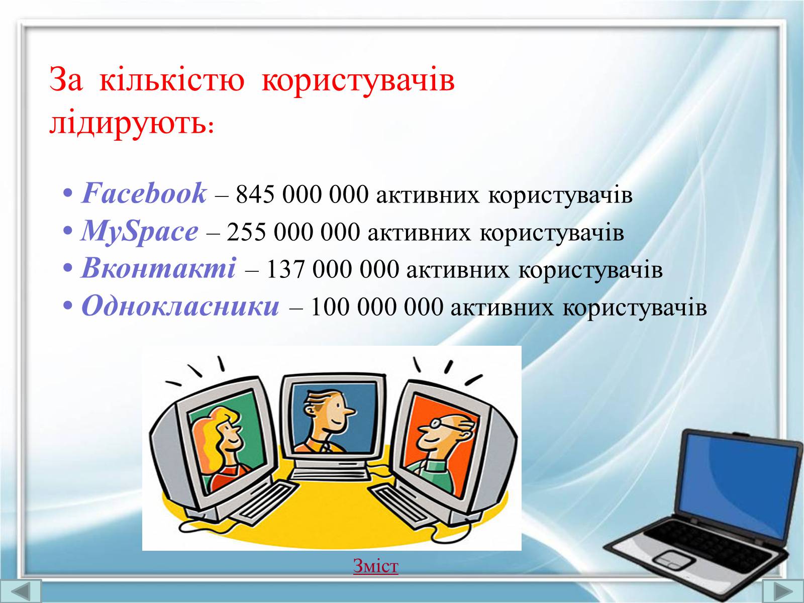 Презентація на тему «Порівняння соціальних мереж» - Слайд #5