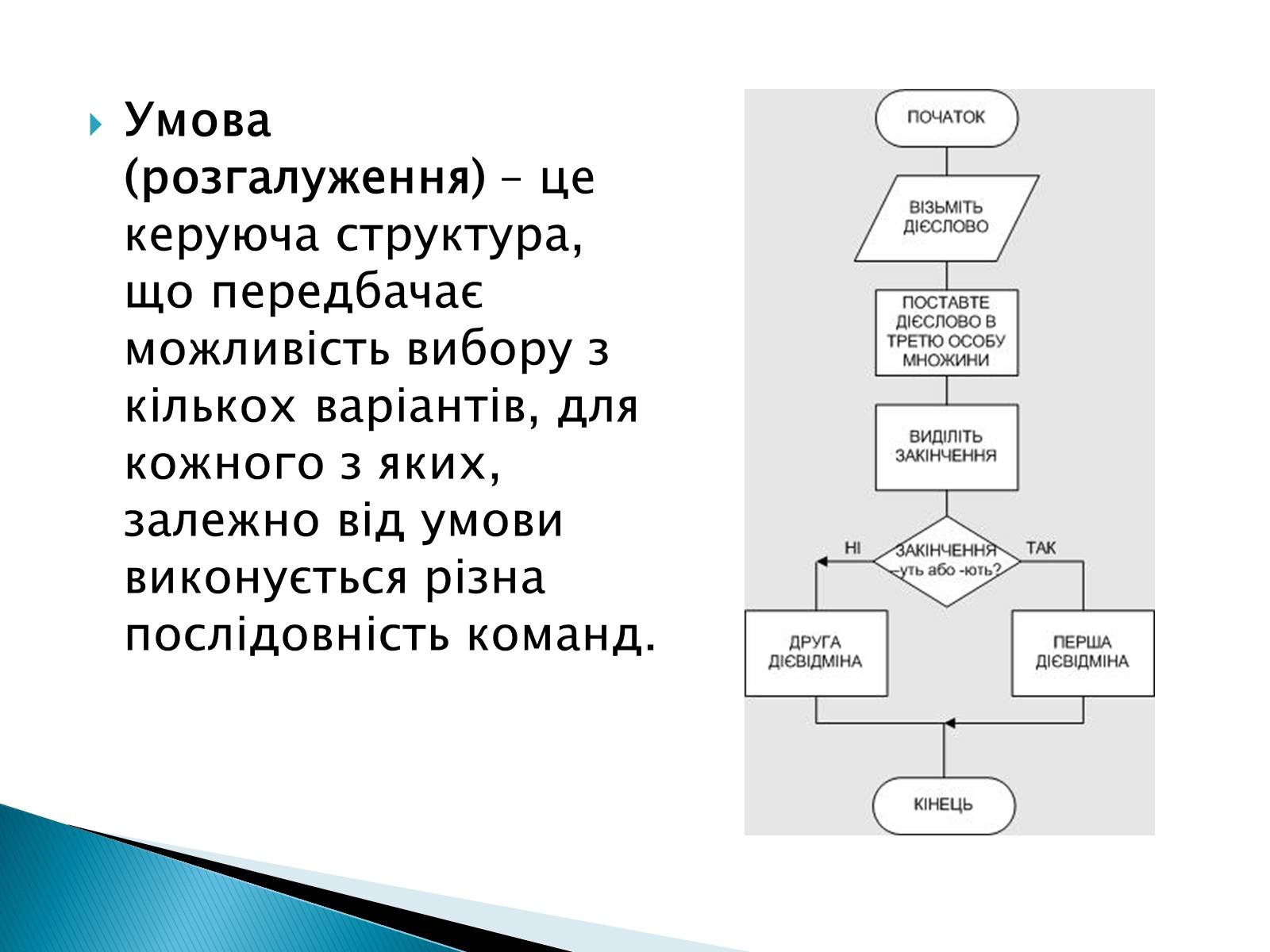 Презентація на тему «Базові структури алгоритмів і використання їх при розв&#8217;язуванні задач» - Слайд #4