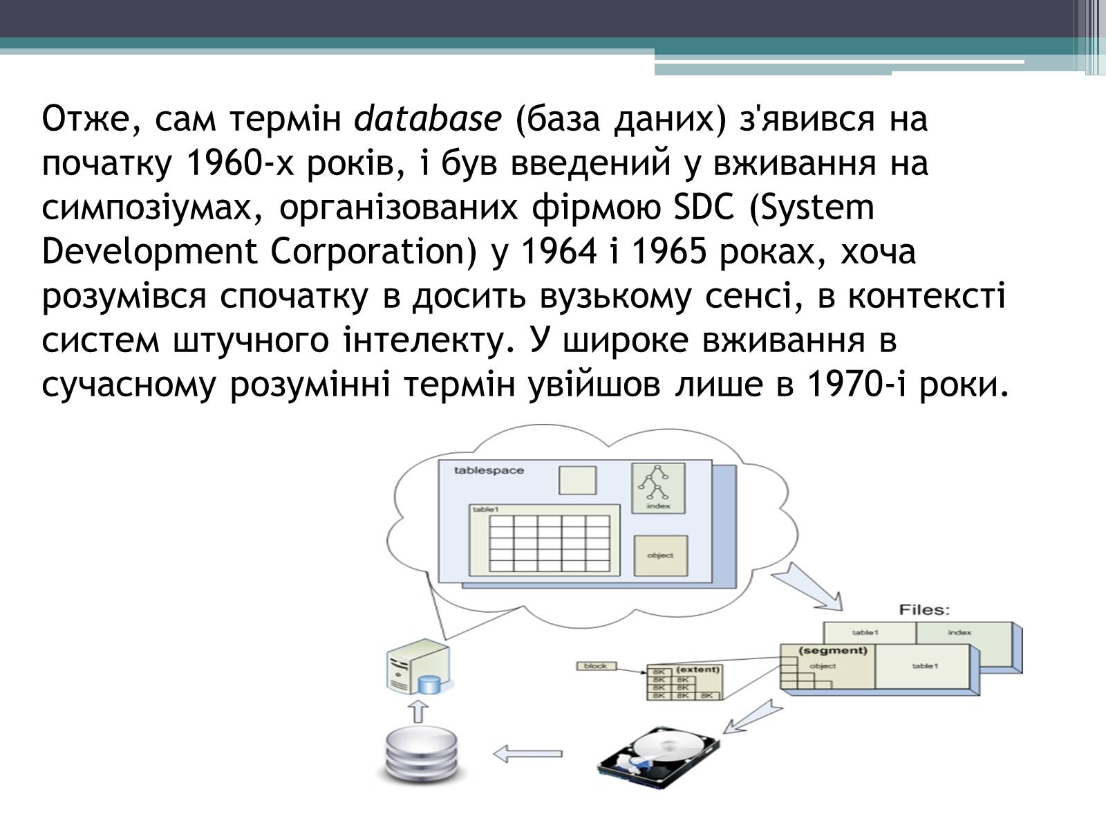 Презентація на тему «Історія розвитку бази даних» - Слайд #13