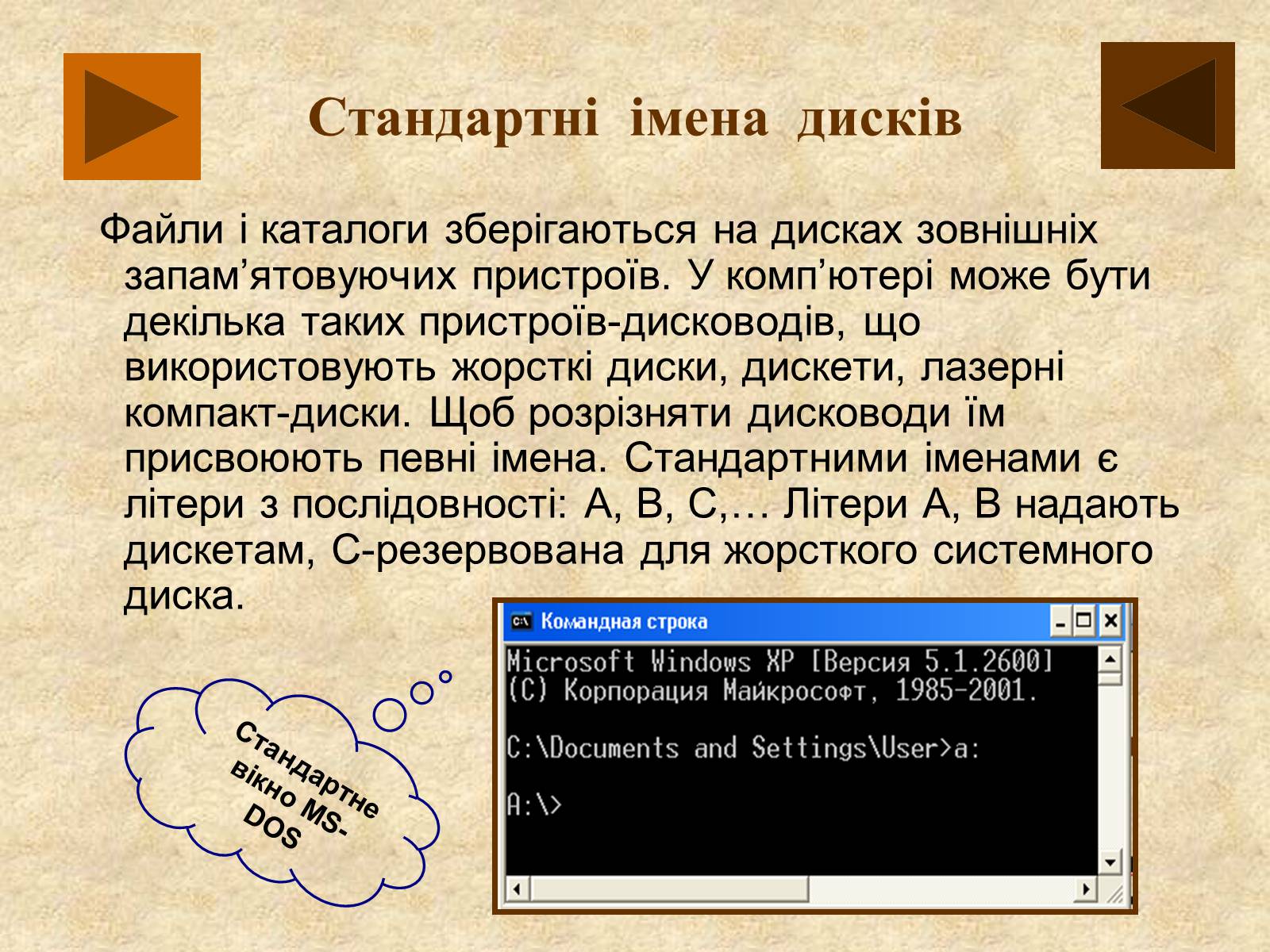 Презентація на тему «Операційна система MS DOS» - Слайд #4