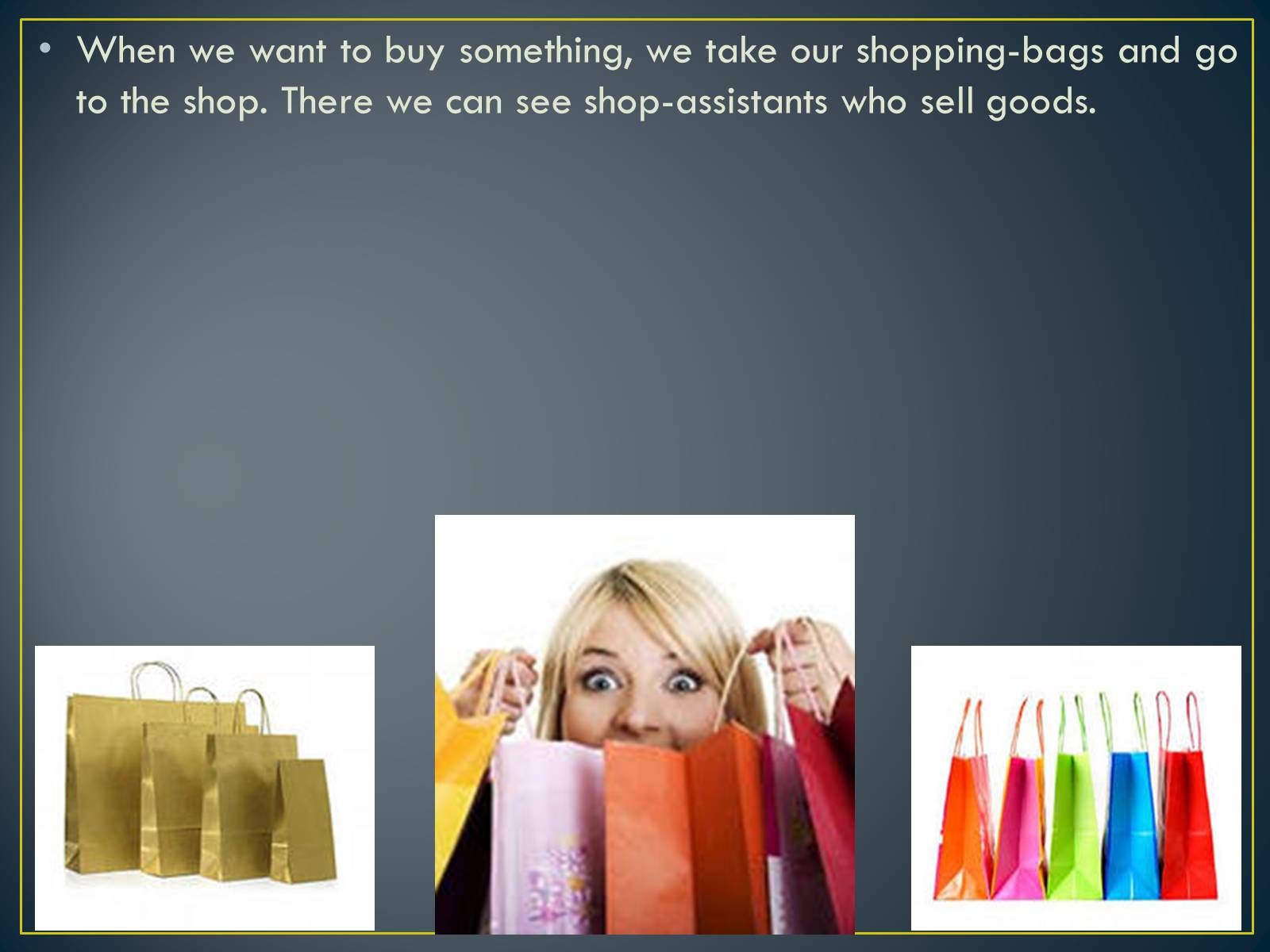 Презентація на тему «Shopping» - Слайд #3