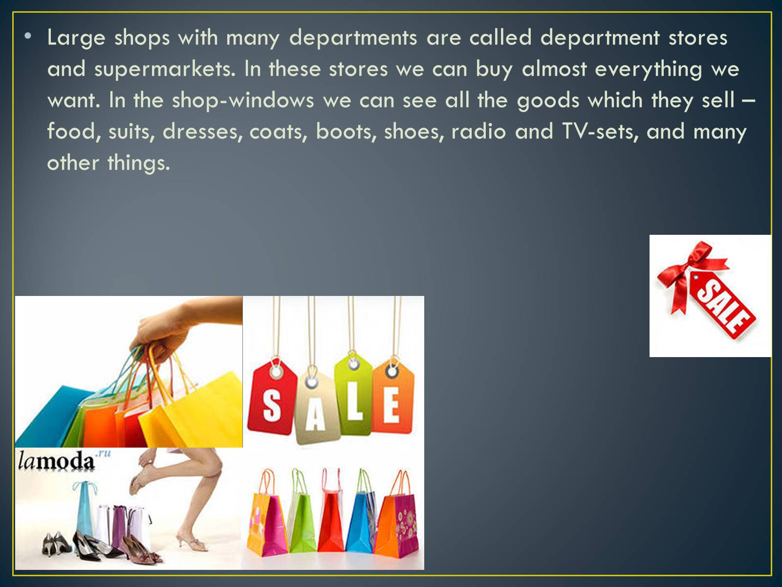 Презентація на тему «Shopping» - Слайд #5