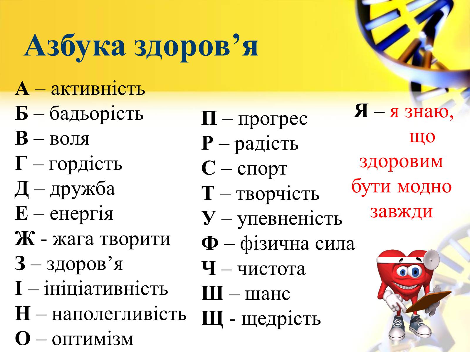 Презентація на тему «Формування в учнів позитивної мотивації на здоровий спосіб життя» - Слайд #15