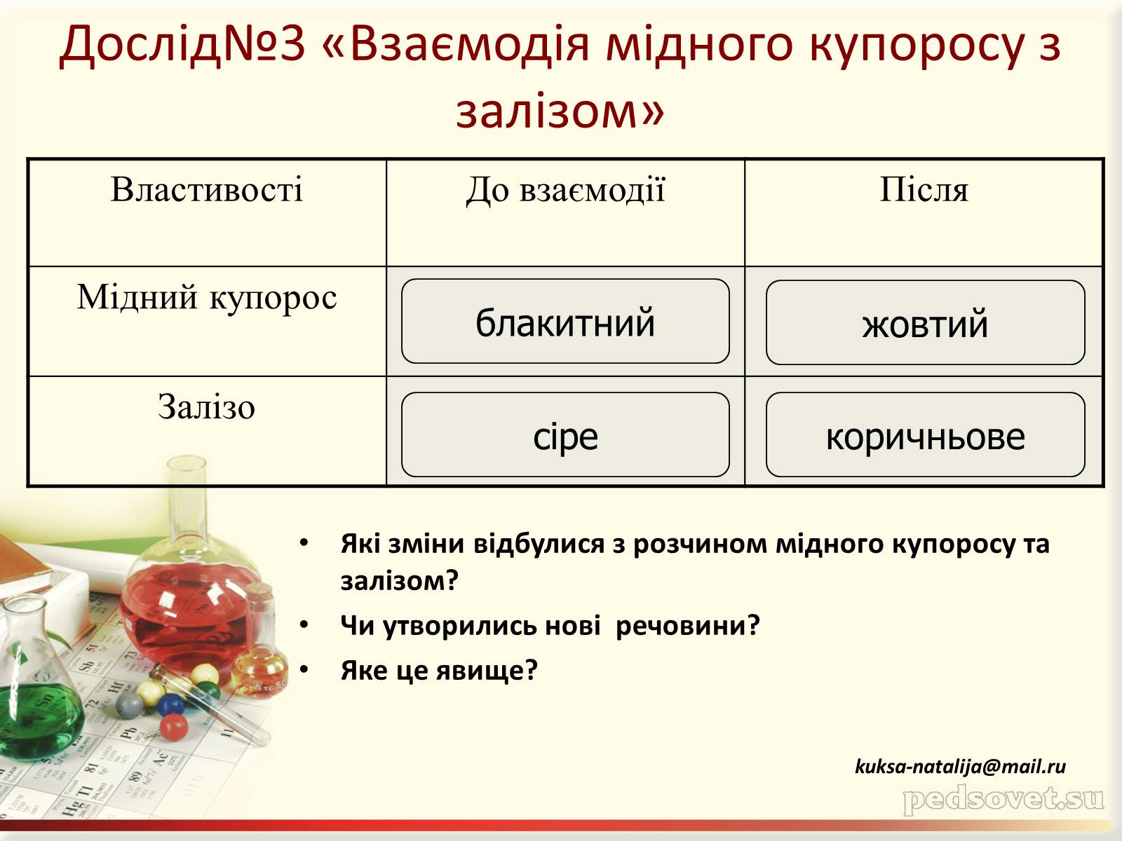 Презентація на тему «Фізичні та хімічні явища» (варіант 3) - Слайд #20