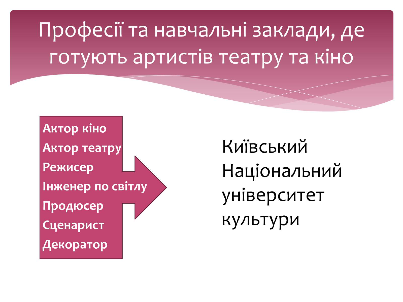 Презентація на тему «Екранні мистецтва» - Слайд #17