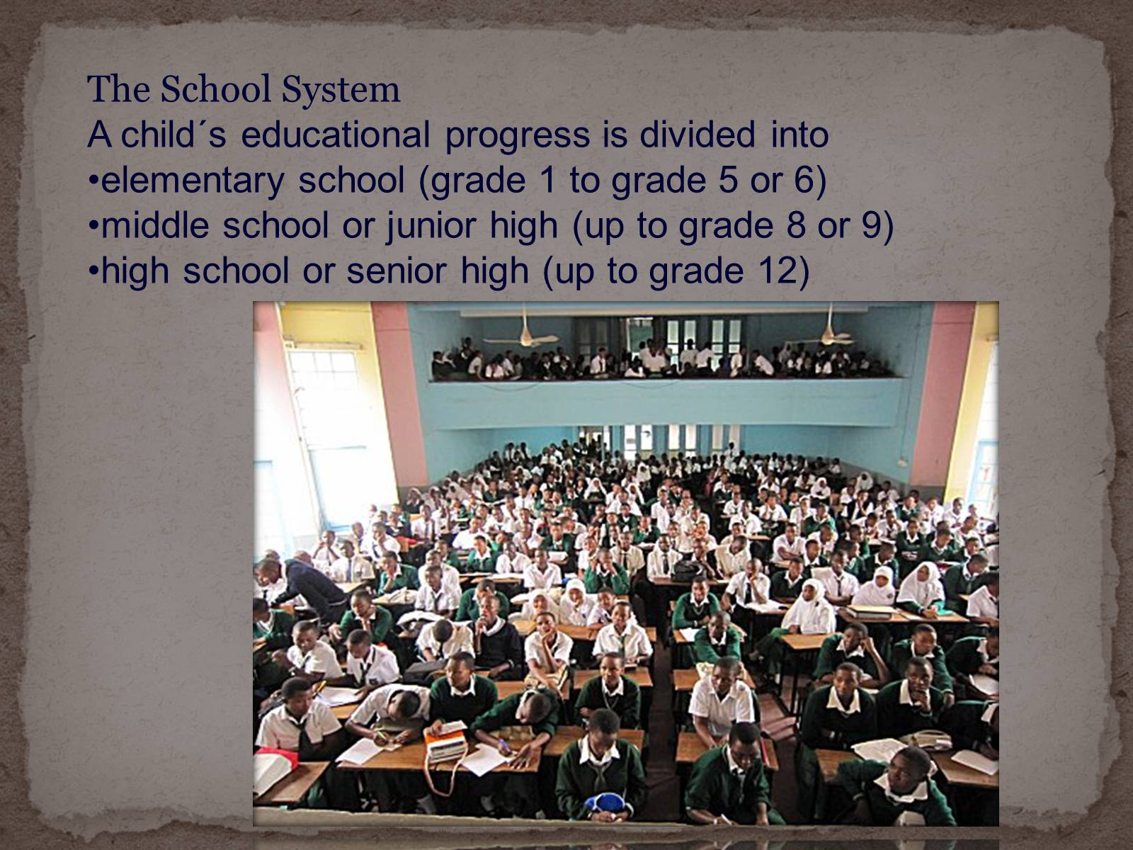 Education in the unites states