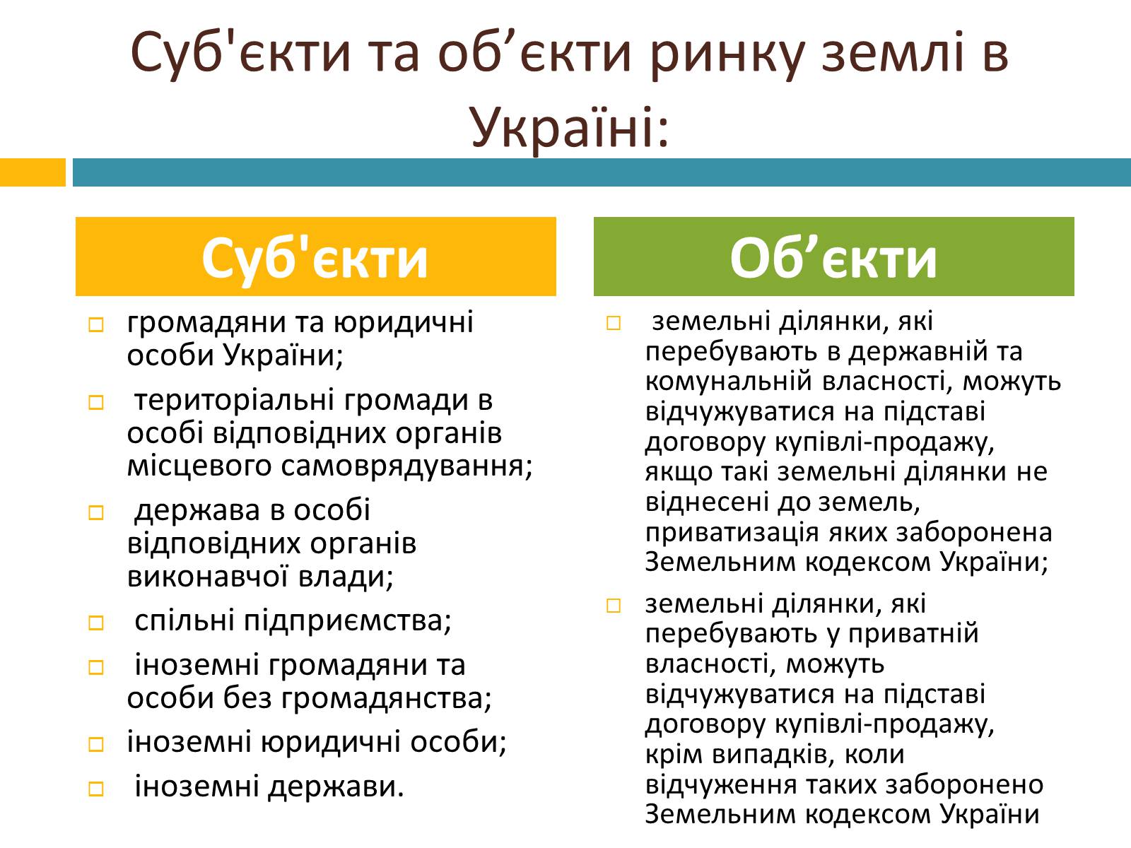 Презентація на тему «Ринок землі» (варіант 2) - Слайд #8