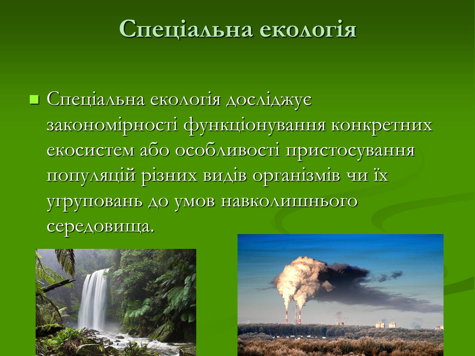 Презентація на тему «Структура сучасної екології та її місце в системі наук» (варіант 1) - Слайд #7