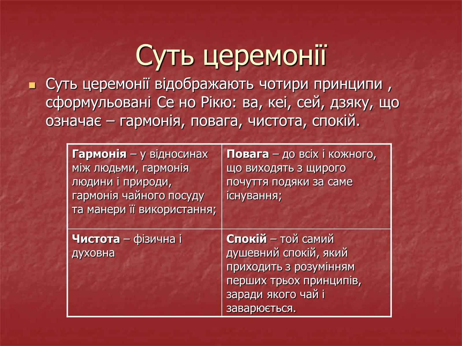 Презентація на тему «Японська чайна церемонія» (варіант 3) - Слайд #7