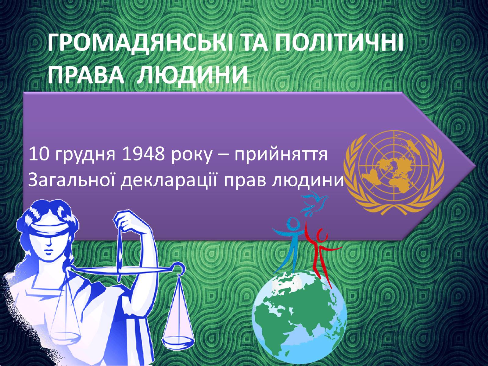 Презентація на тему «Громадянські та політичні права людини» - Слайд #1