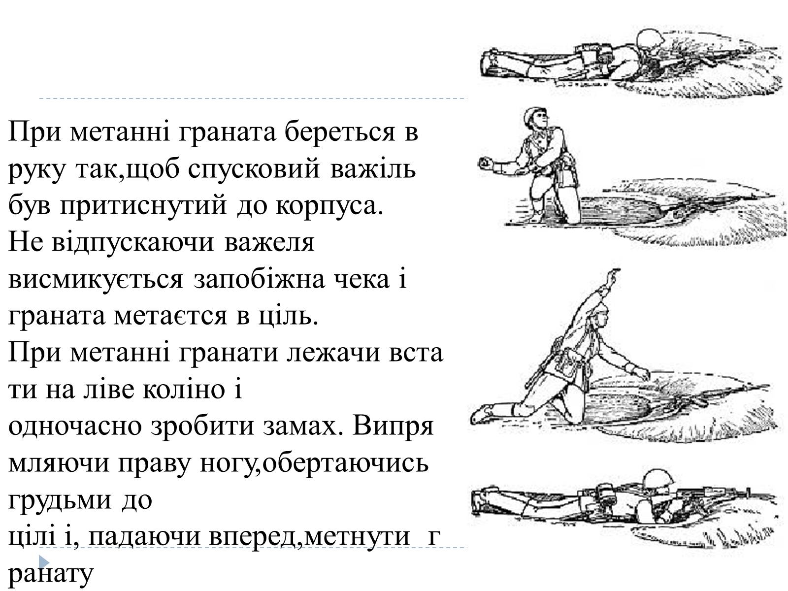 Презентація на тему «Ручні гранати та поводження з ними» - Слайд #21