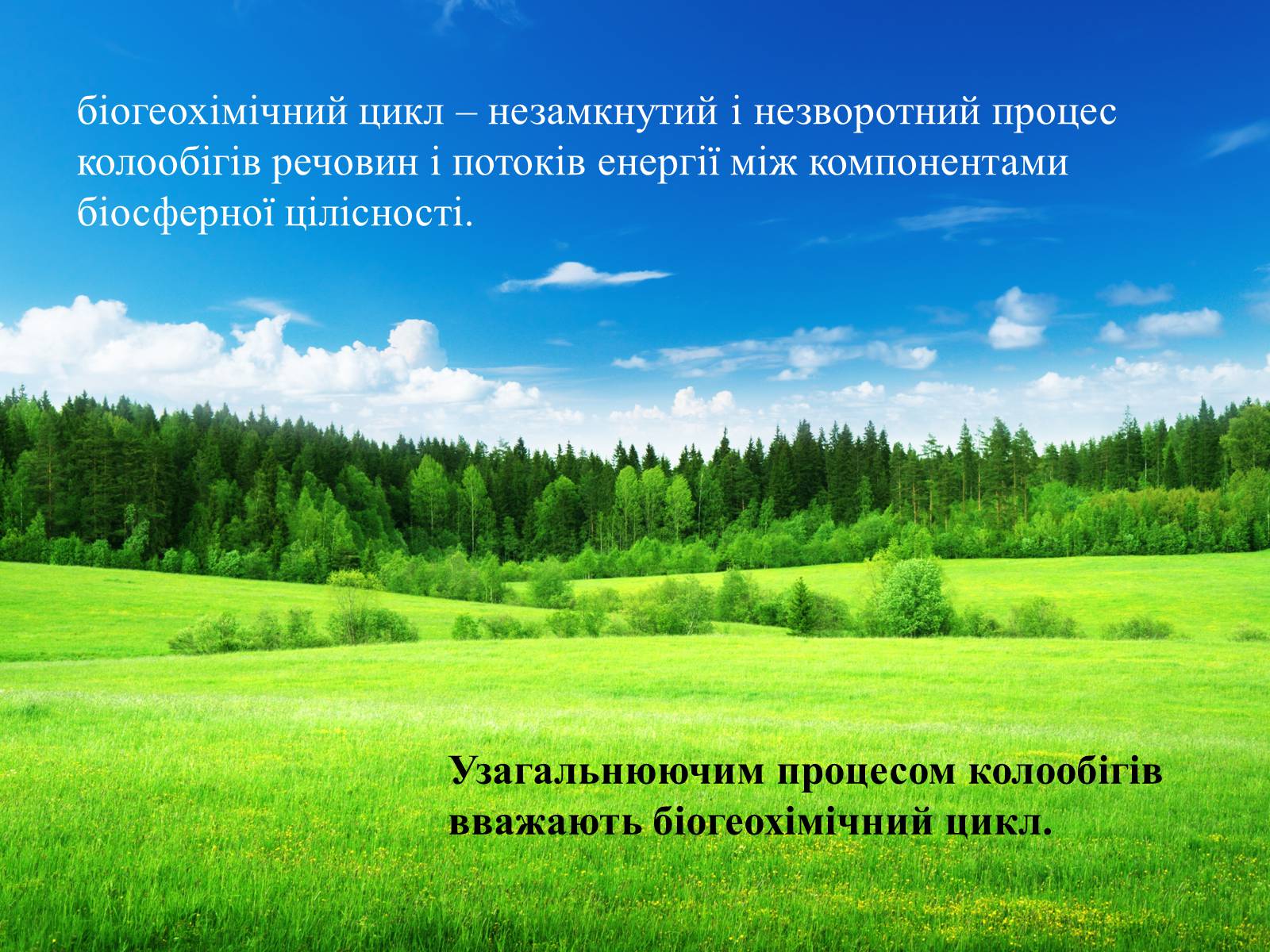 Презентація на тему «Колообіг речовин і потоки енергії як основні системоутворювальні чинники» (варіант 3) - Слайд #4