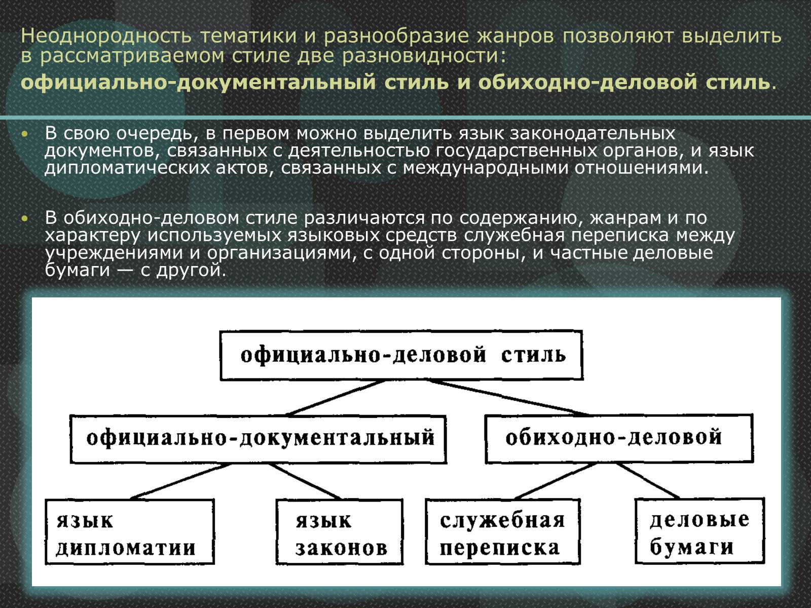 Презентація на тему «Официально – деловой стиль» - Слайд #7