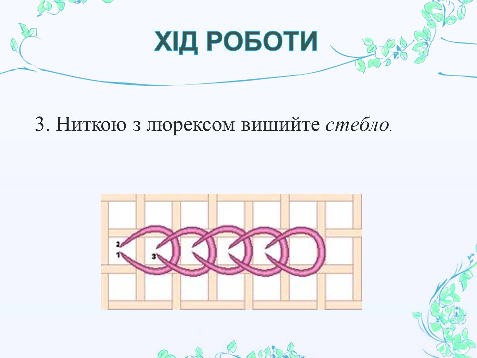 Презентація на тему «Вишивання шовковими стрічками» - Слайд #17