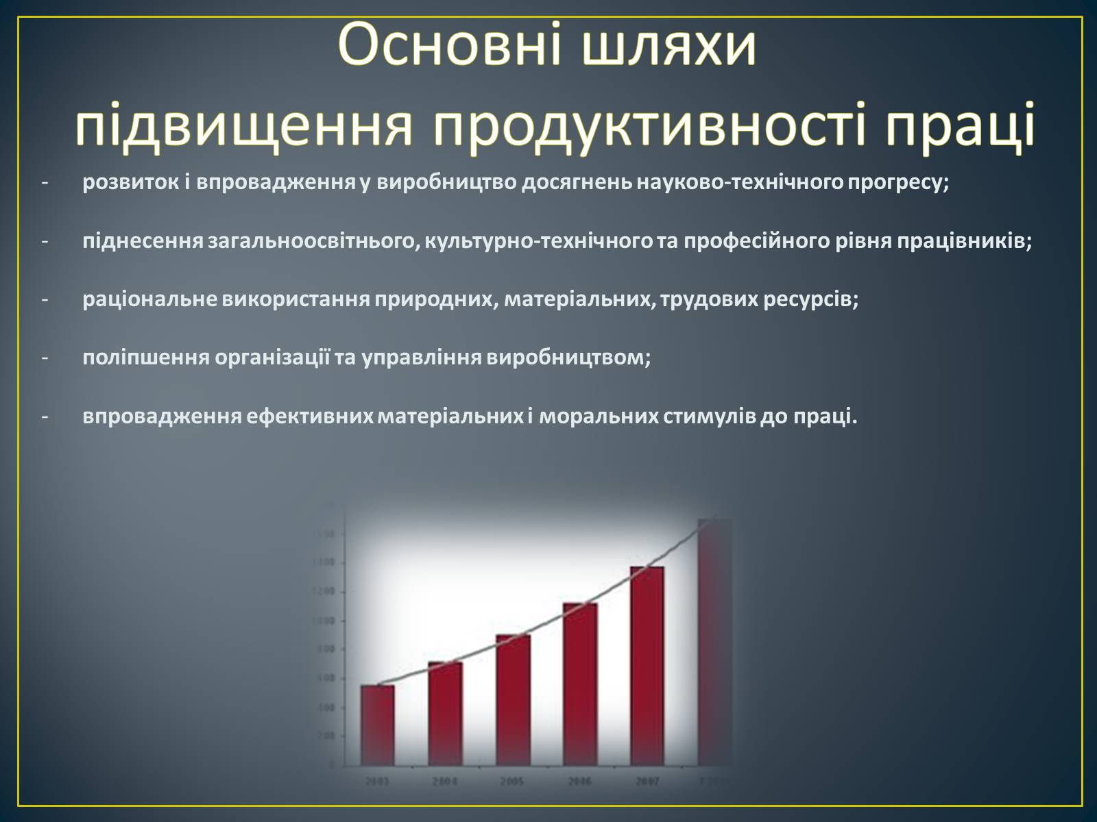 Презентація на тему «Продуктивність праці як показник економічної ефективності» - Слайд #6