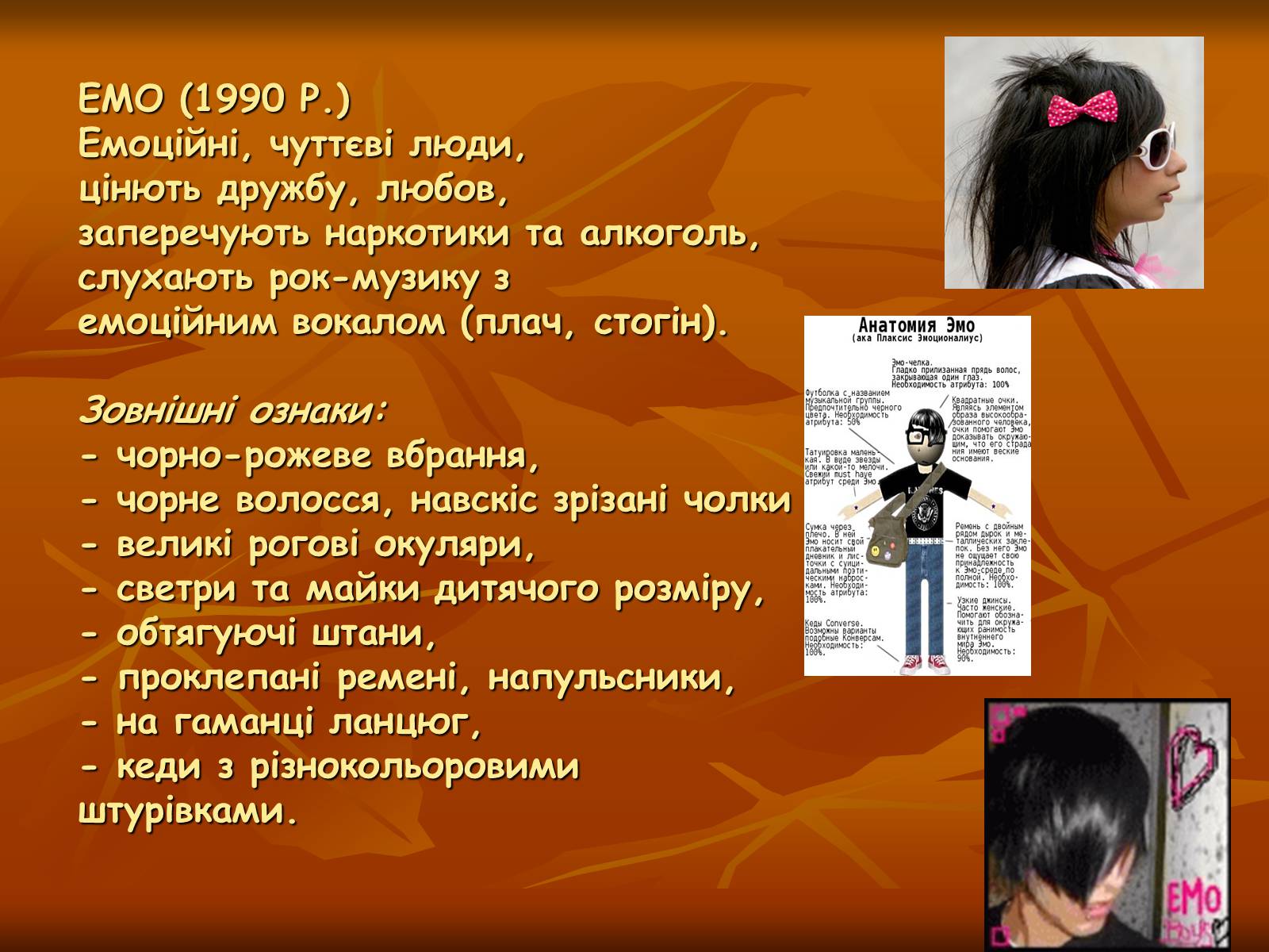 Презентація на тему «Молодіжні субкультури» (варіант 10) - Слайд #24