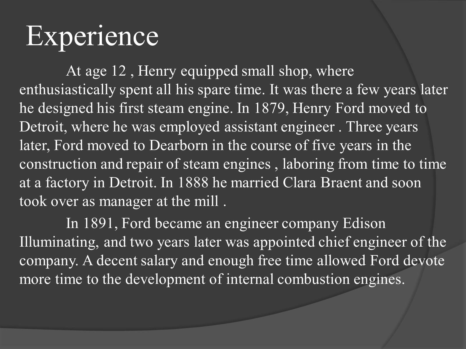 Презентація на тему «Henry Ford» - Слайд #3