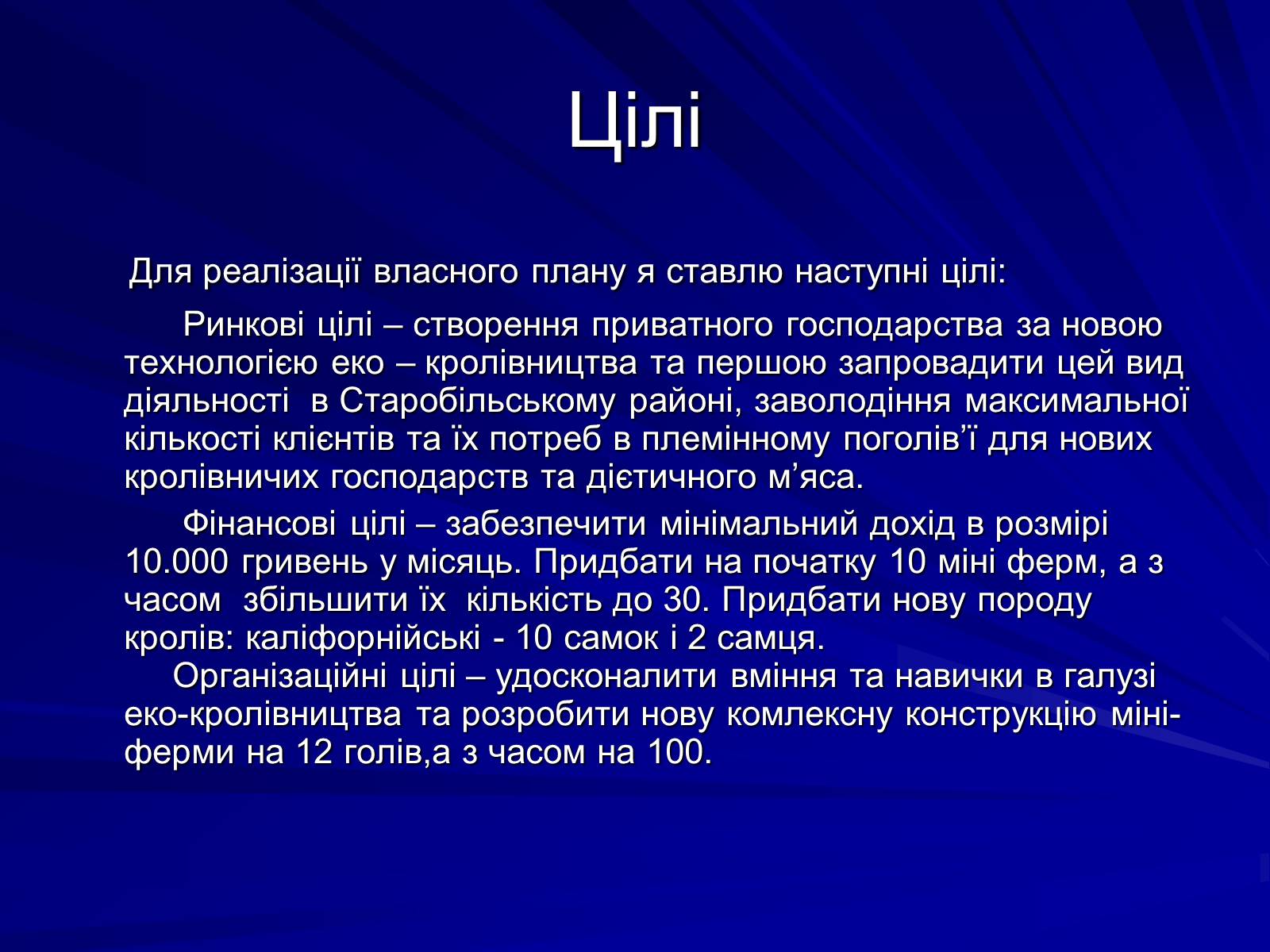 Презентація на тему «Бізнес-план» (варіант 1) - Слайд #5