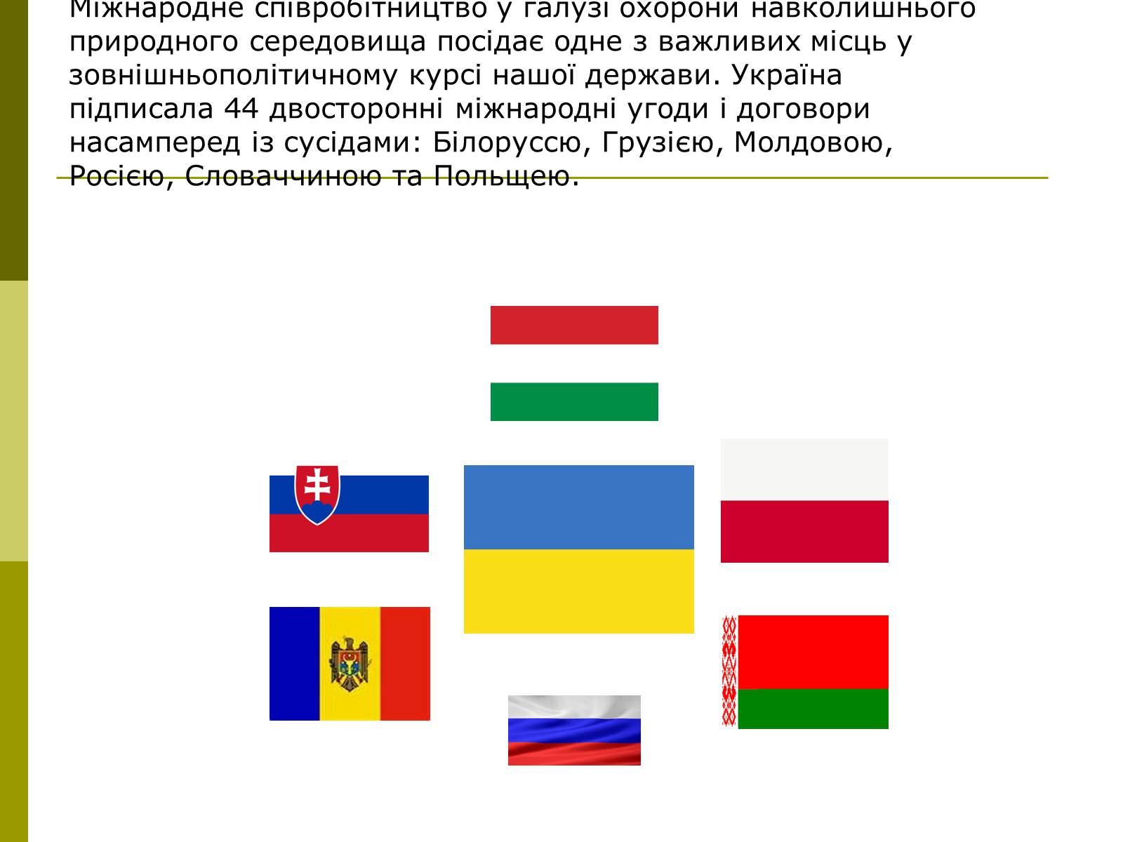 Презентація на тему «Міжнародне співробітництво України в сфері охорони довкілля» - Слайд #6