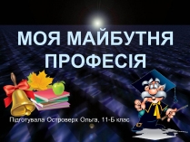 Презентація на тему «Вибір професії» (варіант 1)