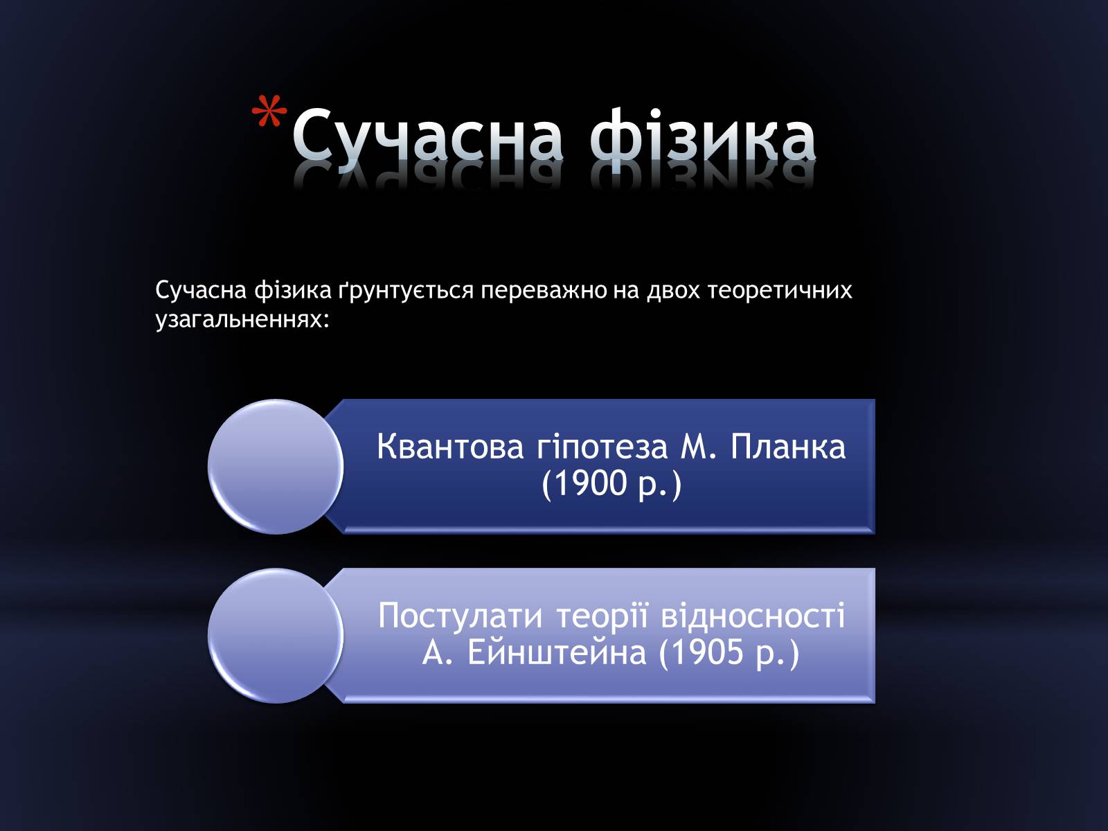 Презентація на тему «Сучасний поглад на простір і час» - Слайд #2