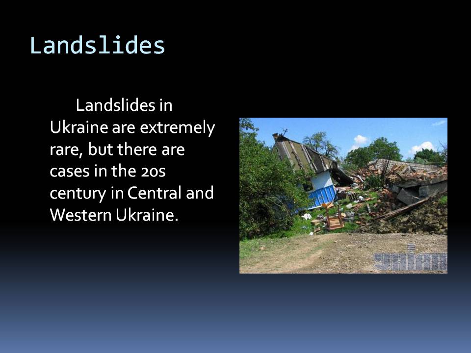 Презентація на тему «Natural disasters in Ukraine» (варіант 2) - Слайд #3